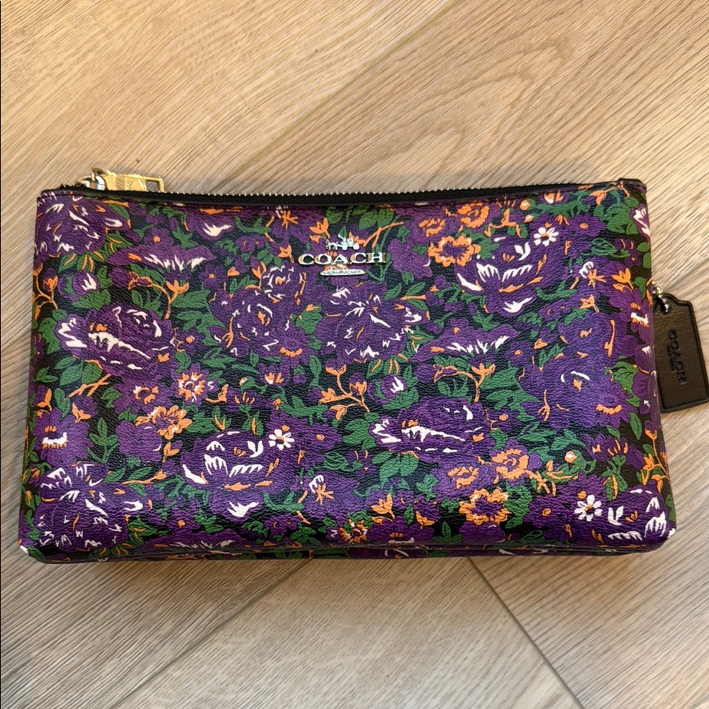 Coach Purple Floral Women's Crossbody
